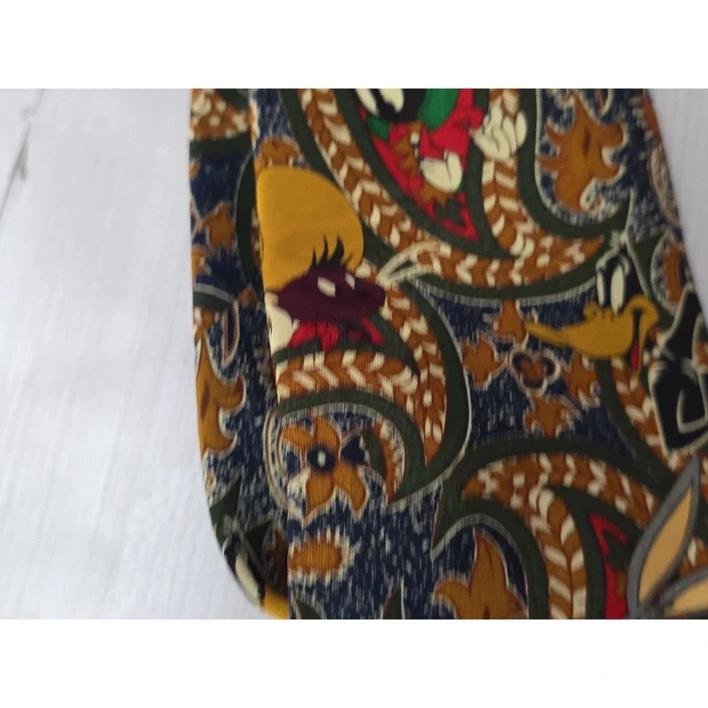 1993 Looney Tunes Tie Bugs Bunny Tasmanian Devil Marvin Martian Yosemite Sam - Picture 8 of 16
